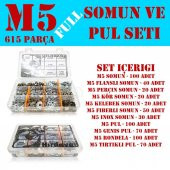 615 Parça M5 Somun Seti thumbnail 1