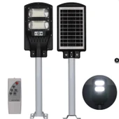 Solar Ledli Kumandalı 200Watt Sokak Lambası thumbnail 3