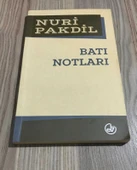 BATI NOTLARI - İMZALI - (Sahafiye Kitap) thumbnail 1