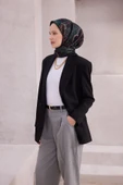 Saf İpek Twill Eşarp 4207D01 thumbnail 4