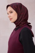 Geometrik Desen İpek Twill Eşarp 4221D01 thumbnail 1