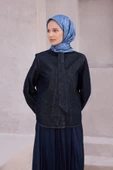 Geometrik Desen İpek Twill Eşarp 4221D01 thumbnail 6
