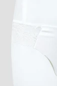 Ekru Lazer Kesim Dantelli String thumbnail 2