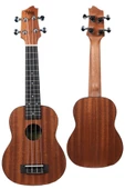 Midex SPA-251 Maun Ağacı Kaliteli Soprano Ukulele Seti thumbnail 3