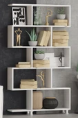 Decormet Nilüfer Kitaplık Beyaz thumbnail 7