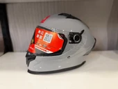 KASK MT BRAKER SV SOLİD A12 PARLAK NARDO GRİ thumbnail 2