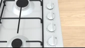 Siemens EB0C2PK80O Ocak Gazlı Set Üstü Beyaz thumbnail 2