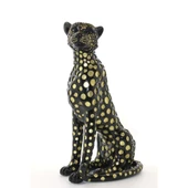 Polyester Jaguar Figürü Dekoratif Hediyelik thumbnail 1