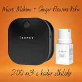 Carpex Micro Basic Siyah Koku Makinesi + 50 ml Ginger Flowers Kartuş thumbnail 1
