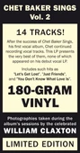 Chet Baker Sings Vol.2 - Plak thumbnail 3