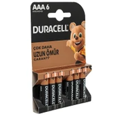 Duracell Basic Alkalin AAA İnce Kalem Pil (6'lı Paket) thumbnail 3