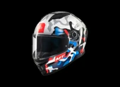 KASK MT STINGER YOZU A7 PARLAK MAVİ/BEYAZ thumbnail 1