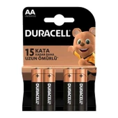 Duracell Alkalin AA Kalem Pil (4'lü Paket) thumbnail 1