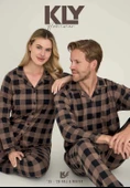 9209-kadın ekose pijama takım thumbnail 2