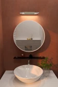 makbulce Oval Aynalı Banyo Dolabı thumbnail 1