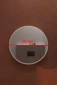 makbulce Oval Aynalı Banyo Dolabı thumbnail 5