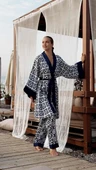 Saten Kimono Takımı (Çanta Hediyeli) thumbnail 4