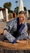 Saten Kimono Takımı (Çanta Hediyeli) thumbnail 8