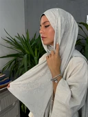 Yaprak Desen Şal Taş thumbnail 2