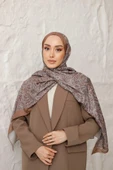 Etnik Desen Larisa Şal Vizon thumbnail 6