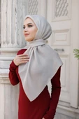 Abiye Eşarp Koyu Taş thumbnail 2