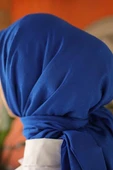 G Desen Eşarp Saks Mavi thumbnail 2