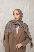 Etnik Desen Larisa Şal Vizon thumbnail 5