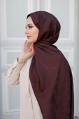 Etro Desen Premium Şal Kahve thumbnail 2