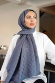 Dama Desen Şal Antrasit thumbnail 4