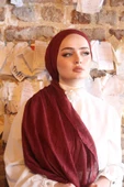 Bambu Kraş Şal Bordo 156 thumbnail 2