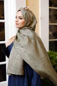 Etro Desen Premium Şal Soft Yeşil thumbnail 5