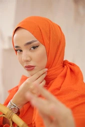 B Desen Şal Turuncu thumbnail 1