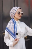 Q Serisi Eşarp Pudra Saks Mavi thumbnail 3