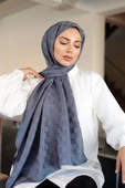 Dama Desen Şal Antrasit thumbnail 7