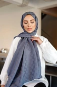Dama Desen Şal Antrasit thumbnail 5