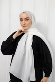 Abiye Şal Beyaz thumbnail 3