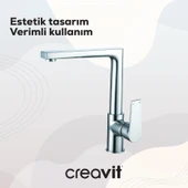 Sharp Mutfak Armatürü Krom thumbnail 3