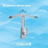 Avangart Mutfak Armatürü Krom thumbnail 2