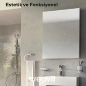Font Dolaplı Ayna 50 cm Beyaz thumbnail 2