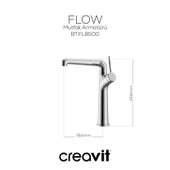 Flow Mutfak Armatürü Krom thumbnail 2