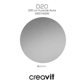 D20 100 Cm Yuvarlak Ayna thumbnail 1