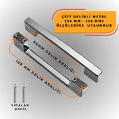 Köprü Kulp Dolap Çekmece Kulbu Metal Kulp 128 MM thumbnail 3