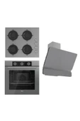 Flowart Basıc Serisi Gri Ankastre Set (cs208 Xe62cpr D082) thumbnail 1