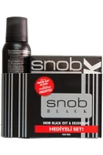 Snob Black Edt + Perfumed Deodorant - Hediyeli Set 100 ml. + 150 ml. thumbnail 1