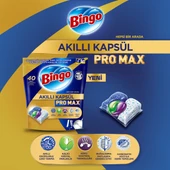 Bingo Akıllı Kapsül Pro Max Bulaşık Makinesi Deterjanı 2 x 60 Tablet thumbnail 2