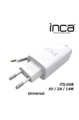 Inca Its-05b 2.5mm 5v 2a Beyaz Tablet Şarj Adaptörü thumbnail 1