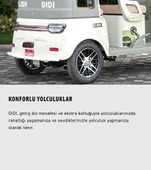 Kuba Dıdı Elektrikli Moped Gri thumbnail 3