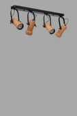 Lumexx PASCAL 4 LÜ SIRALI NATUREL PLAFONYER AVİZE thumbnail 5
