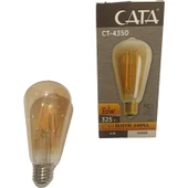 Cata 4WATT Rustik Ampul - Amber CT-4350 thumbnail 1