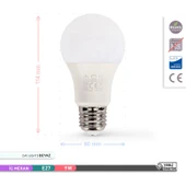 Ack 9W LED Ampul 6500K Beyaz E27 A60 - 10'lu Paket thumbnail 4